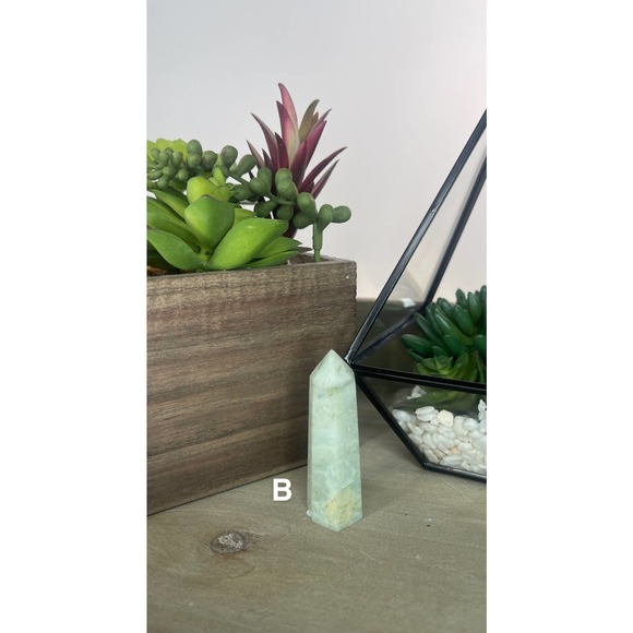 Phantom Fluorite Tower Polished Point Wand - Picture 6 of 10